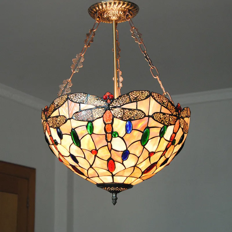 Подвесная лампа Tiffany в стиле ретро с 3 светодиодами|hanging lights|lighting modernpendant lamp |