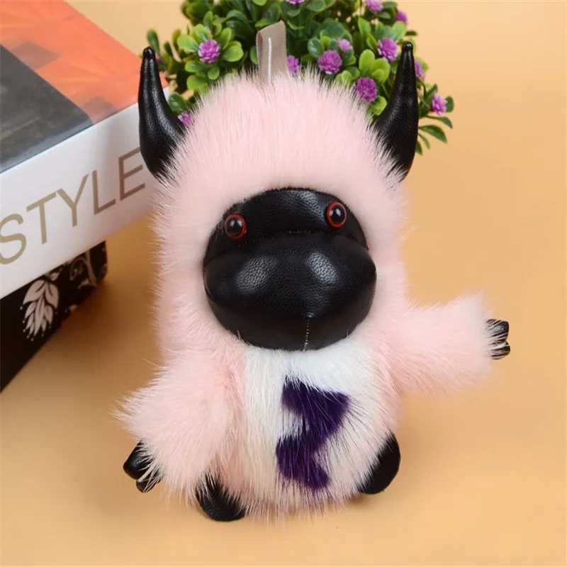 Новинка 2017 100% натуральная норковая молния для крупного рогатого скота сумка