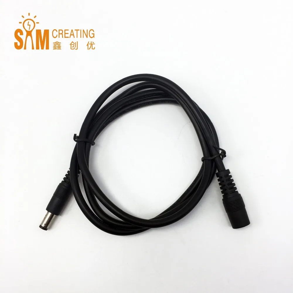 5 шт. 18AWG 10A удлинитель питания кабель DC 5x2 1 мм провод Папа-мама штекер 100 см 150 300 в