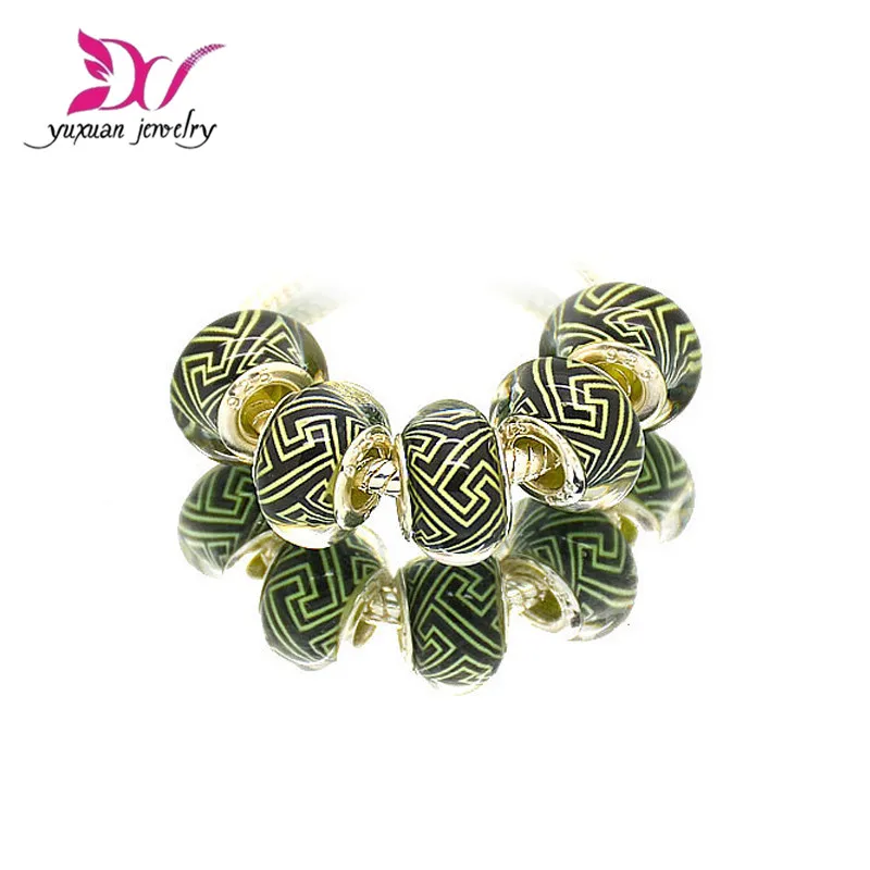 Бесплатная доставка 14 мм акриловые европейские Подвески бусины шнур большое