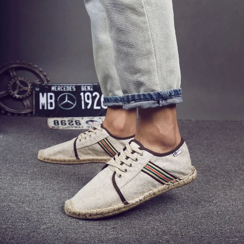 Buono Scarpe женские эспадрильи Мужские туфли на плоской подошве ботинки в рыбацком
