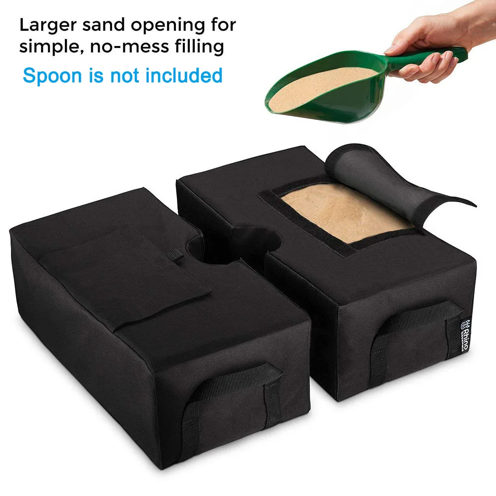 Newly 1 Pair Weight Sand Bags Tent Leg Weighted Canopy Foot Umbrella Stand For Outdoor Sun Shelter FMS19 | Спорт и развлечения