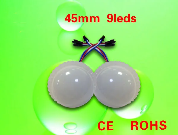 Новый дизайн! Доступная светодиодная пиксельная лампа 45 мм 9 светодиодов 5050 12 в