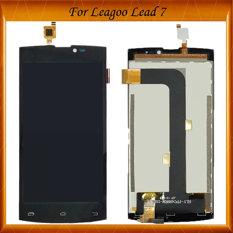 100% хорошо работает для 5 дюймового ЖК дисплея Leagoo Lead 7 и Φ замены черного белого