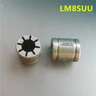 Подшипники линейные LM8SUU, 8*15*17 мм, серая, для 3D-принтера Flashforge Prusa i3, 10 шт.
