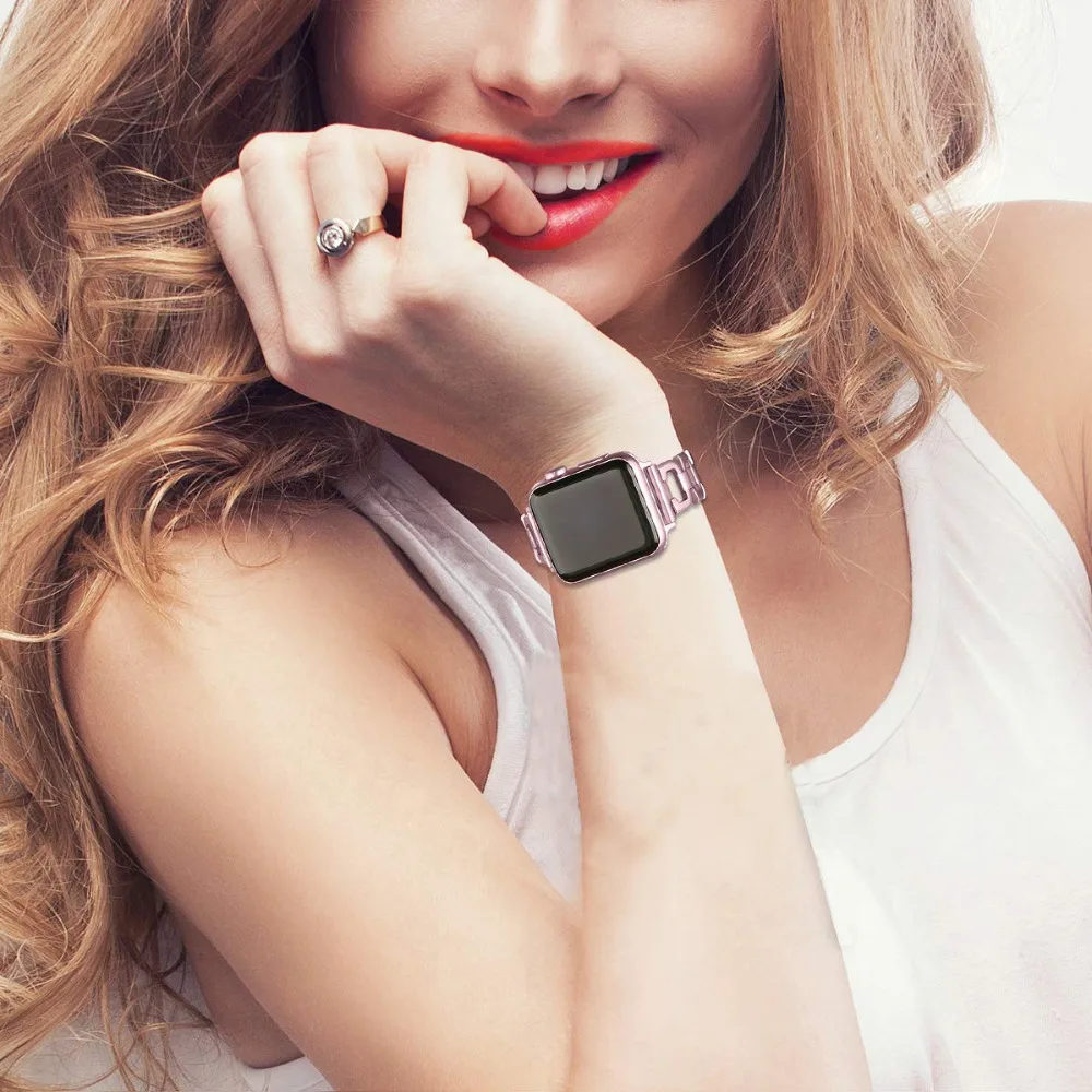 Обновленный ремешок для Apple Watch 38 и 40 мм 42 и 40 мм металлический сменный Браслет спортивный ремешок для Nike+ серии 3 серии 2 серии 1