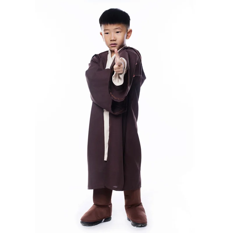 Звездные войны Obi Wan Kenobi рыцарь джедай карнавальный костюм наряд Детский на