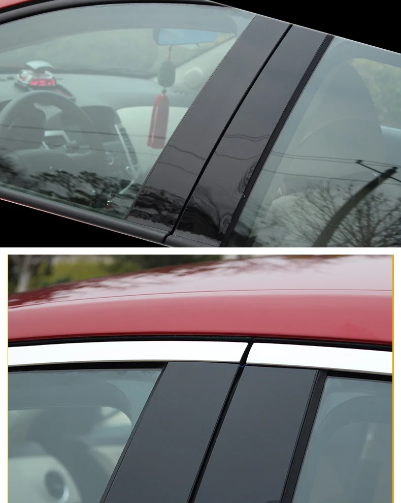 Lsrtw2017 нержавеющая сталь PC окна автомобиля Miidle столб планки для Chevrolet Cruze 2009 2010 2011 2012 2013