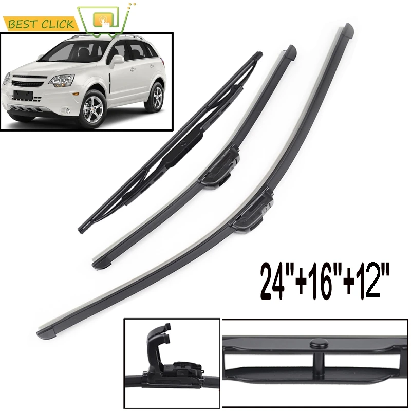 Misima X3 спереди и сзади лобовое стекло стеклоочистителей для Chevrolet Captiva 2007 2008 2009 2010