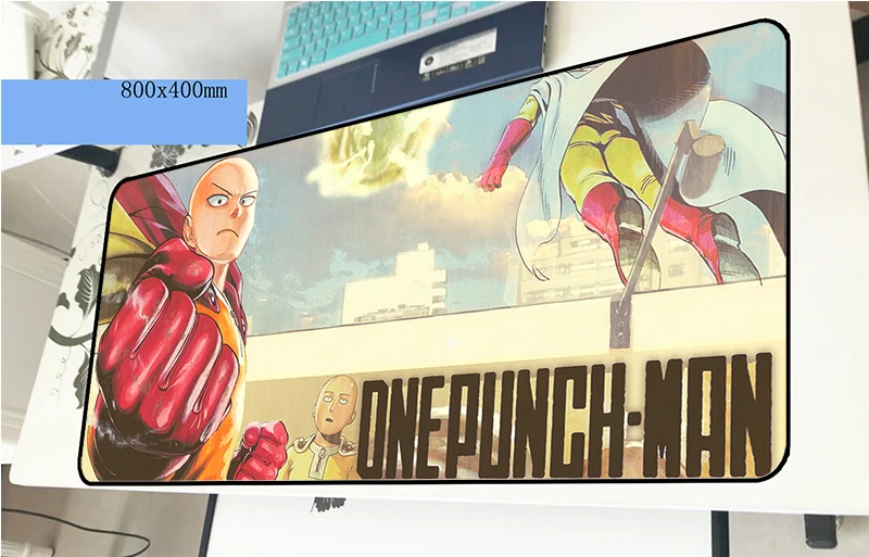 Коврик для мыши ONE PUNCH-MAN 80x40 см, толстые коврики для мыши, лучший игровой коврик для мыши для геймера, персонализированные коврики для мыши, клавиатура, ПК, коврик