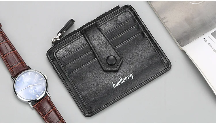 Baellerry, супер тонкий мужской кошелек, кошелек, высокое качество, держатель для карт, ID, сумка для кредитных карт, маленькие кошельки, много разъездов, мужские кошельки для карт ts