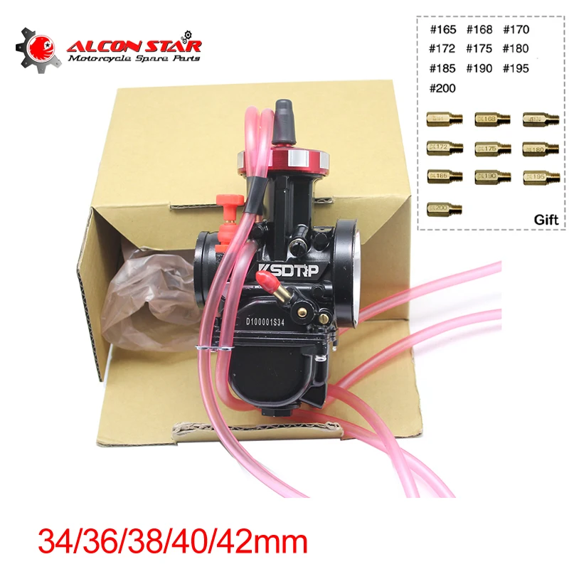 Alconstar-34 36 38 40 42 мм PWK мотоциклетный Карбюратор Carb с основной струей для Yamaha для Honda Для Suzuki KTM ATV 250CC-350CC