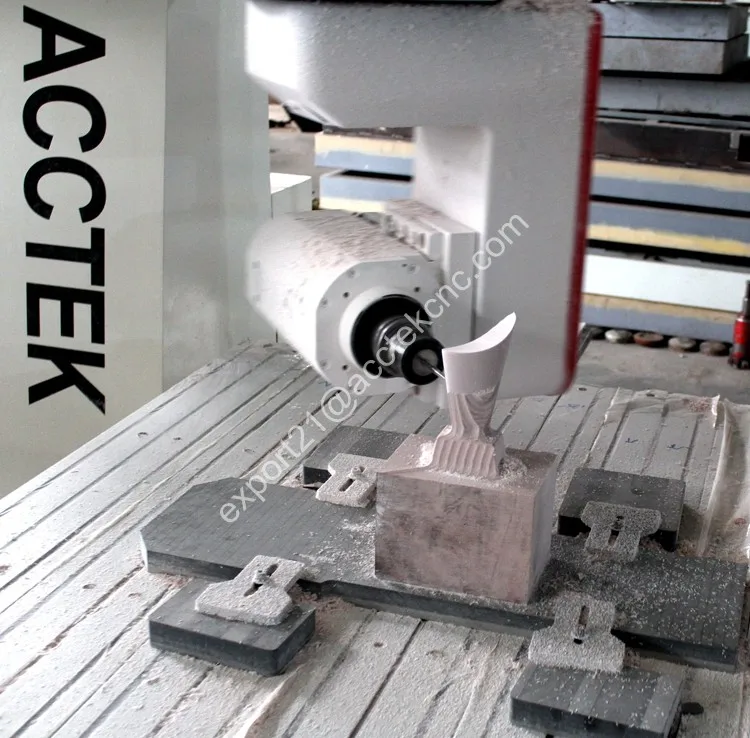 ACCTEK Цзинань 5 осевой станок с сервомотором 4d деревообрабатывающий фрезерный
