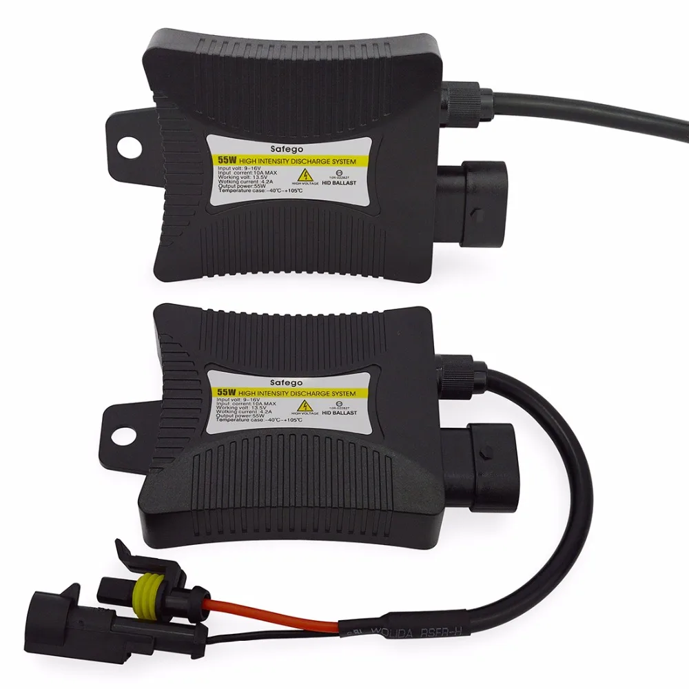 Комплект ксеноновых фар Safego 55 Вт комплект H7 6000K 55W 8000K hid xenon 4300K 10000K|hid kit|xenon kithid kit 55w |