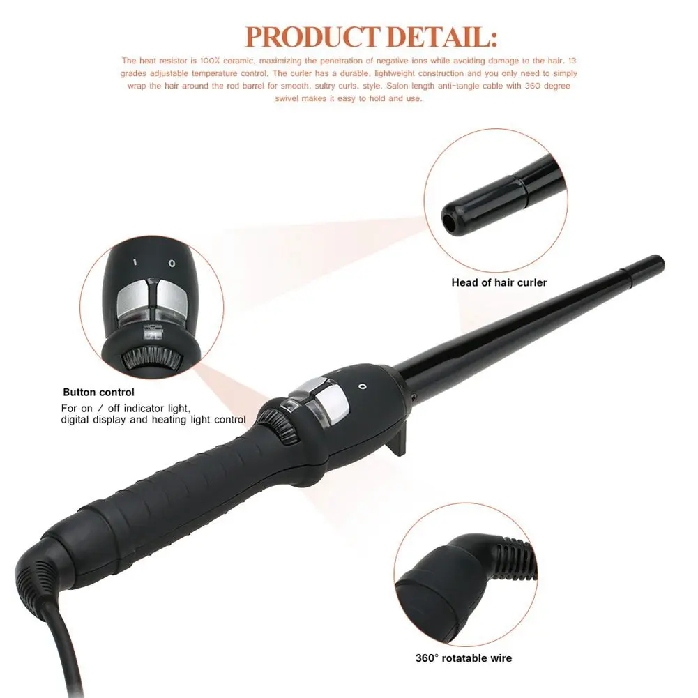 Вращающиеся Волшебные щипцы для завивки модные 25 мм глубокие кудрявые волосы