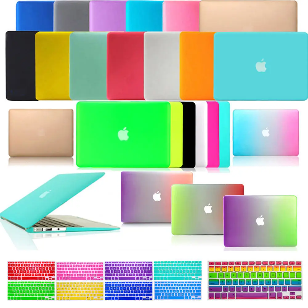 Жесткий матовый чехол для ноутбука с клавиатурой Macbook Air 11 13 Pro Retina 12 15 16 Touch Bar inchs