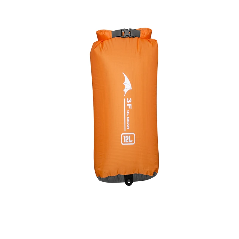 210T orange 12L 3F UL шестерни квадратный дрейфующий мешок водонепроницаемый мешок для рафтинга спортивные плавающие сумки для хранения складные дорожные комплекты 36L 24L 12L 6L - Цвет: 210T orange 12L
