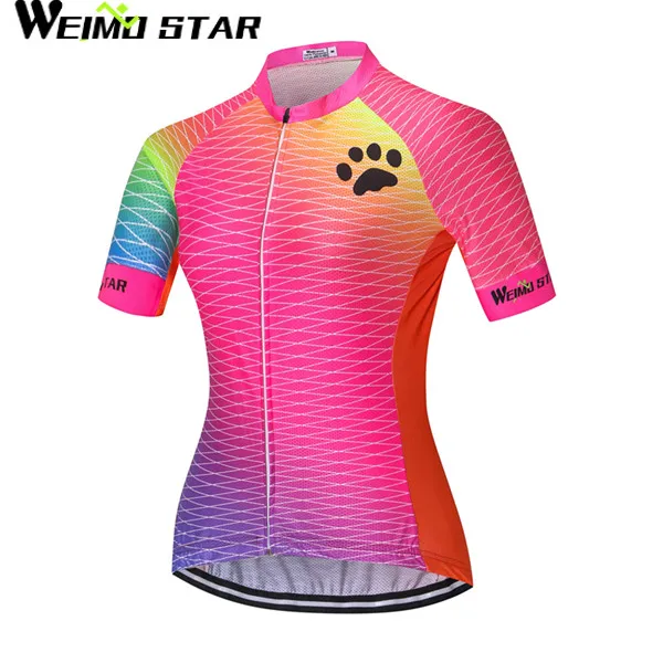 Красно желтая футболка для горного велосипеда Женская одежда велоспорта Ropa Ciclismo