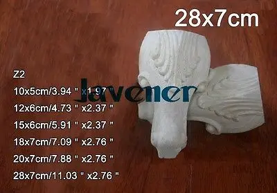 Z2 -28x7cm Wood Carved Onlay Applique Carpenter Decal Working Leg Table | Обустройство дома