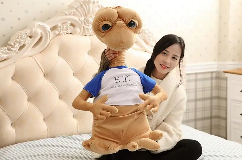 50 см E.T инопланетянин Классическая липкая плёнка плюшевые игрушки странные Мультяшные куклы Детский день Рождественский лучший подарок