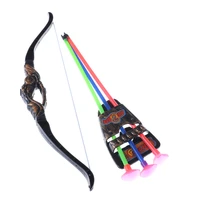 35cm funny outdoor garden games toy shooting with sucker plastic archery bow and arrow toys for children with sucker gifts set
