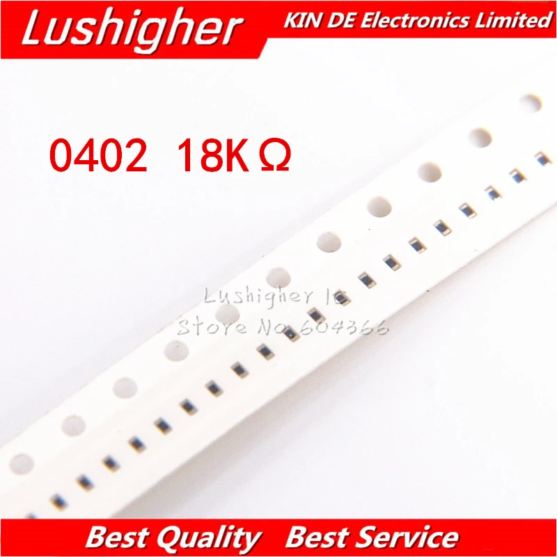 

100 шт. 0402 SMD резистор 1% 18 ком 18 ком 183 1802
