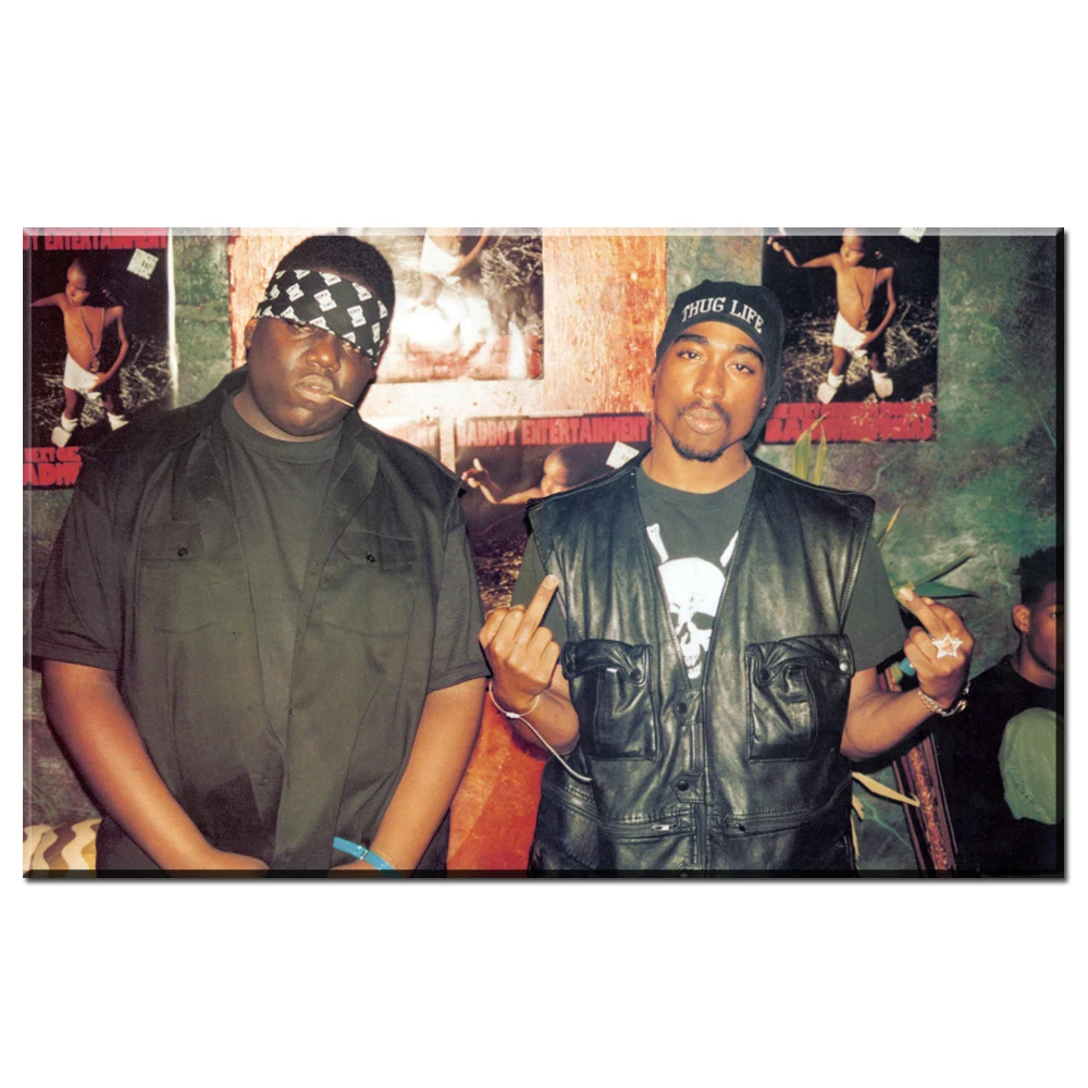 ZZ1712 пресловутый B.I.G Tupac Biggie рэп музыка певица звезда художественный Принт плакат