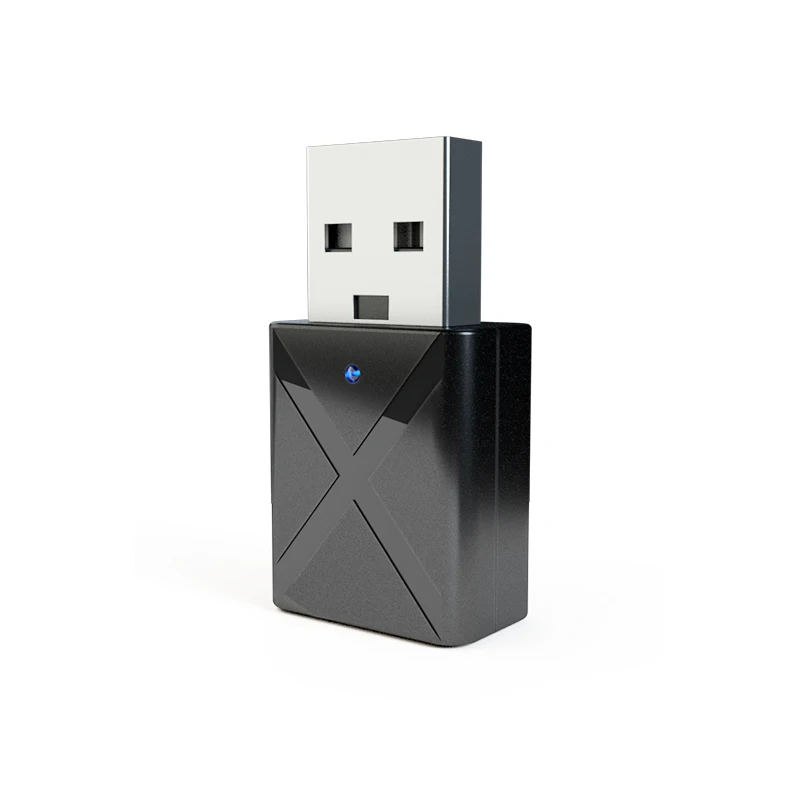 Черный Kebidu USB беспроводной Bluetooth 5,0 передатчик приемник стерео аудио музыкальный адаптер с 3,5 мм аудио кабель для домашнего ТВ MP3 ПК автомобиля - Цвет: Черный