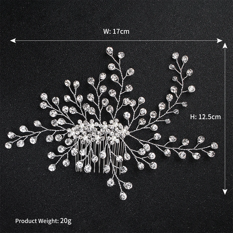 Миалло Оптовая торговля ручной работы австрийскими кристаллическими цветами и виноградными гребнями для волос, заводской выходной, свадебное украшение для волос и головные уборы невесты.
