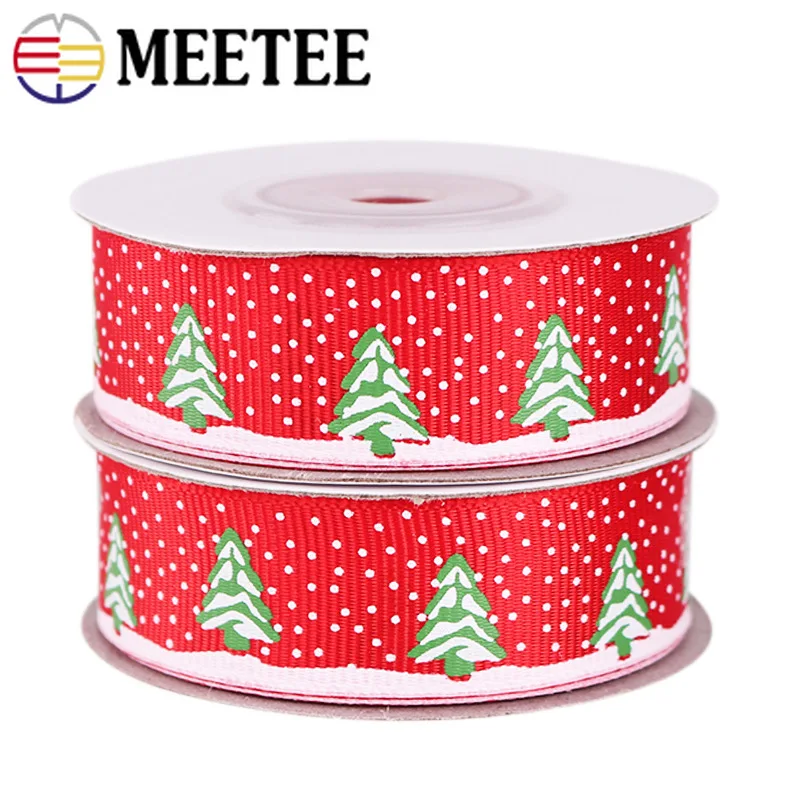 Meetee1шт (1 шт = 9 м) 20 мм Двусторонняя лента DIY Рождество Новый год Украшение