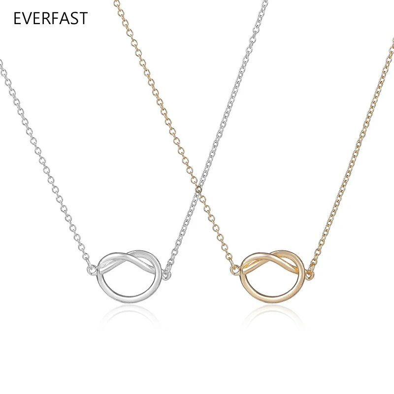 Everfast 1 шт. новый кулон в стиле бохо с сердцем и узлом женское минималистичное