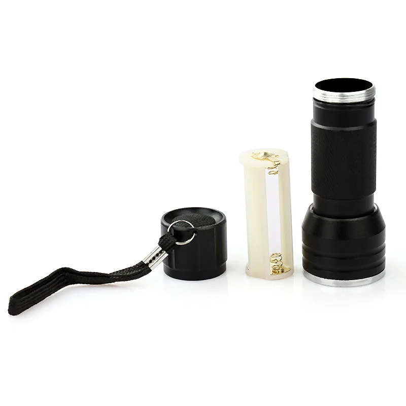 

1PC Portable Flash Lights UV Ultra Violet 21 LED Flashlight Mini Blacklight Aluminum Torch Light Lamp