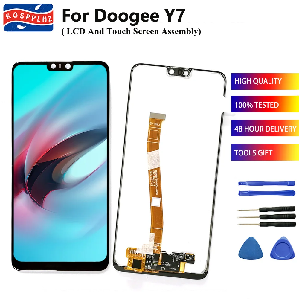 ЖК-дисплей 5 84 дюйма Для DOOGEE Y7 с сенсорной идентификацией N10 / Doogee запчасти для