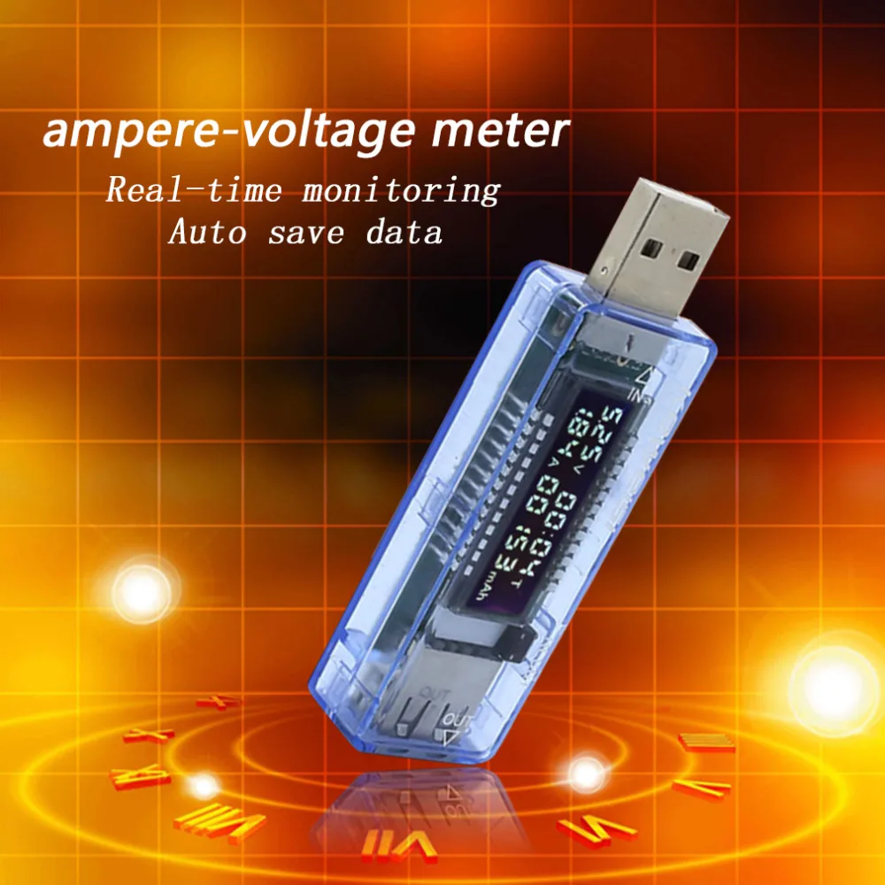 KWS-V21 0-3A USB детектор Вольтметр Амперметр мощность ёмкость тестер-Измеритель для аккумулятора напряжение тока мобильного зарядного устройства celular