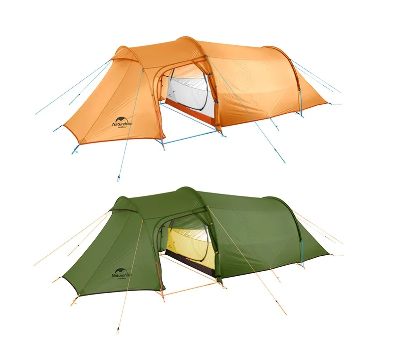 Naturehike открытый 3 Человек Палатка Сверхлегкий туннель