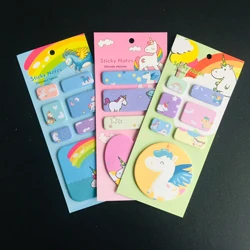 unicorn random 1 шт. милый блокнот с изображением единорога, кактуса, фламинго, блокнот для заметок, блокнот, школьные канцелярские принадлежности - Цвет: unicorn random