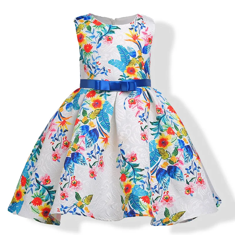 Платье для девочек в европейском стиле коллекция 2019 года vestido de festa летняя одежда