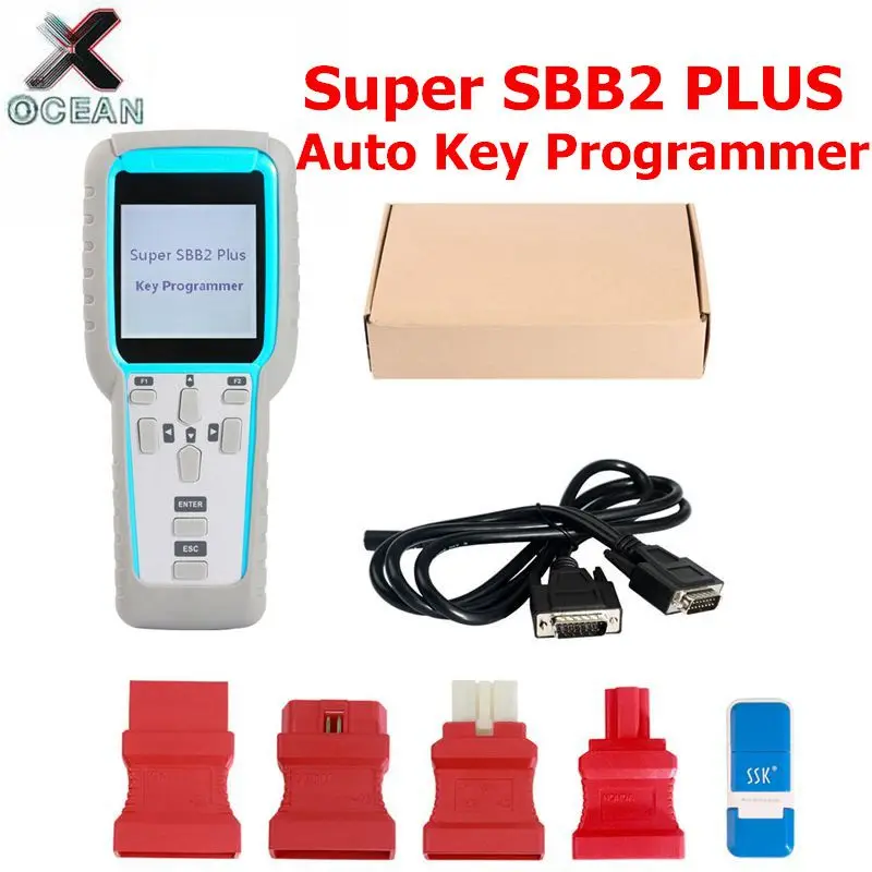 Программатор автомобильных ключей Super SBB2 Plus + V2019.03.18 OBD V30.18 ручное устройство для