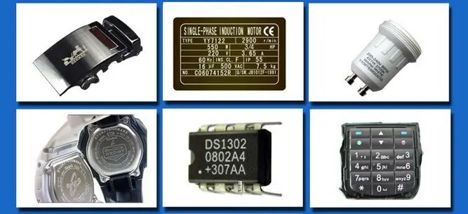 Горячая стильная пластиковая лазерная гравировальная машина/волоконная