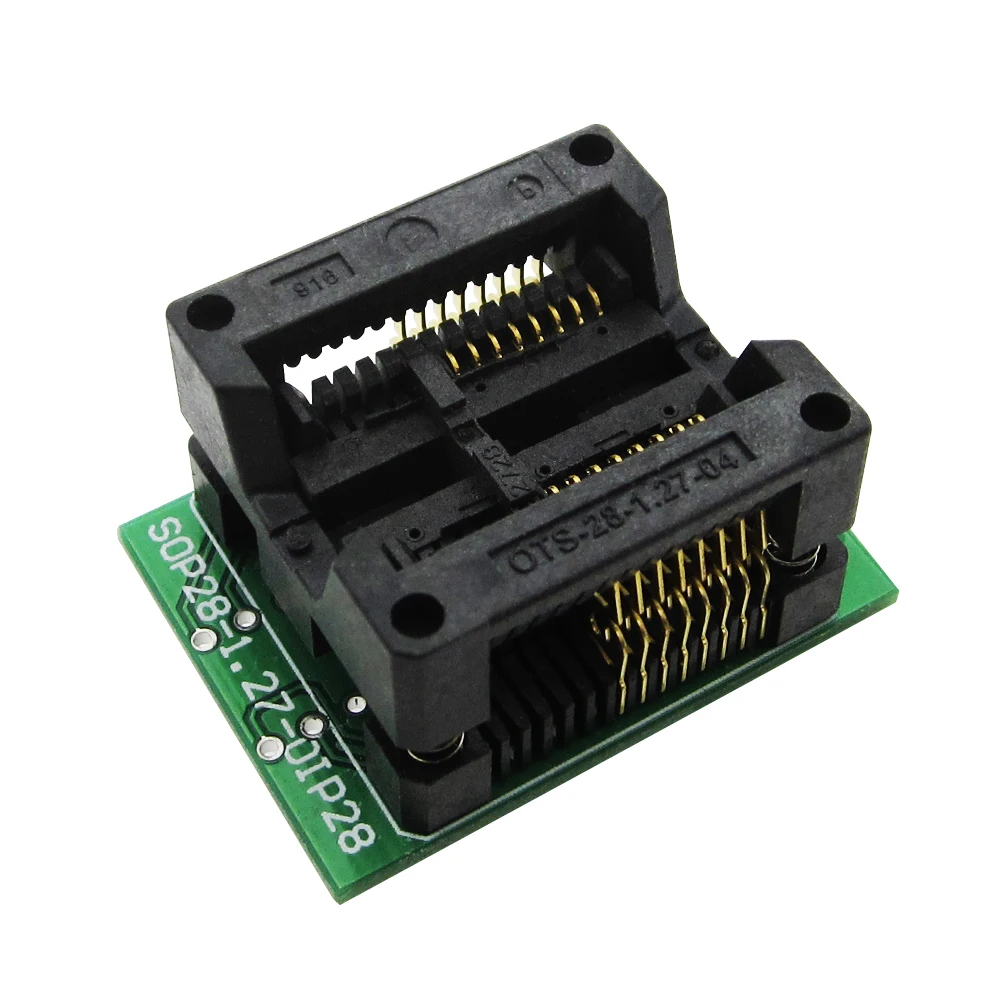 

Top Quality Chip programmer SOP16 adapter socket SOP16 to DIP28 ots16 (28) -1.27-04