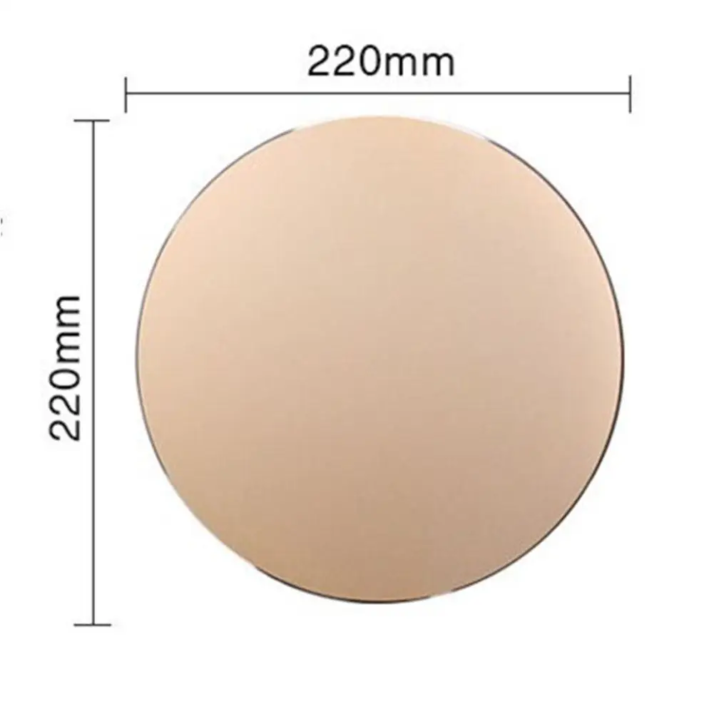 Круглый алюминиевый коврик для мыши BEESCLOVER Нескользящий Резиновый игровой