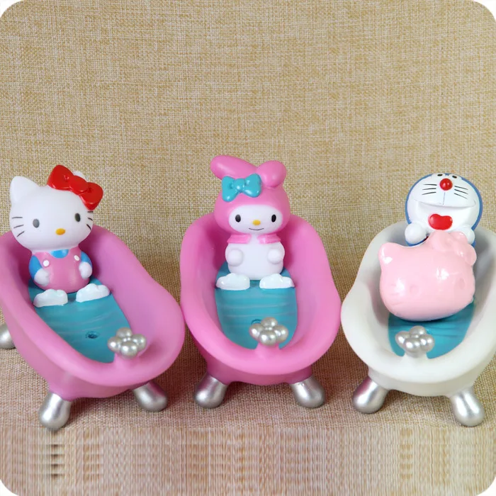 Милый hello kitty мыльница Органайзер для ванной Jingel Cat Мини Ванна мыло Корзина детские вещи ванная комната хранения душ Органайзер