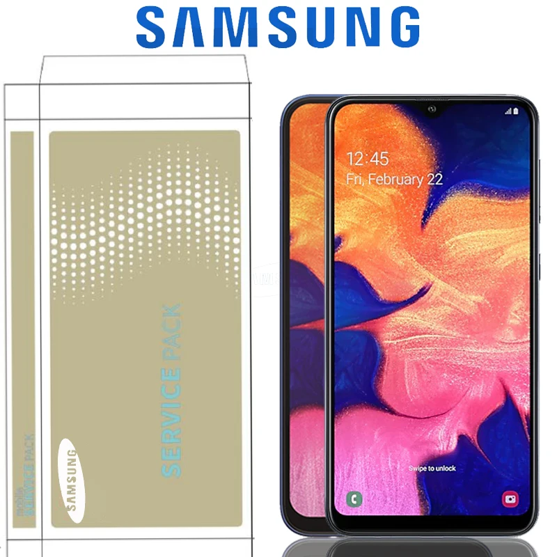 Сменный сенсорный ЖК экран для SAMSUNG Galaxy 2019 A10 A105/DS A105F A105FD A105A|Экраны мобильных