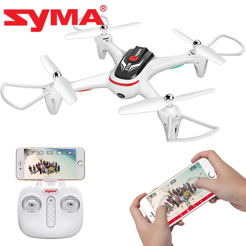 Syma X15W 4-канальный Wi-Fi FPV мобильное приложение управления Квадрокоптер с камерой