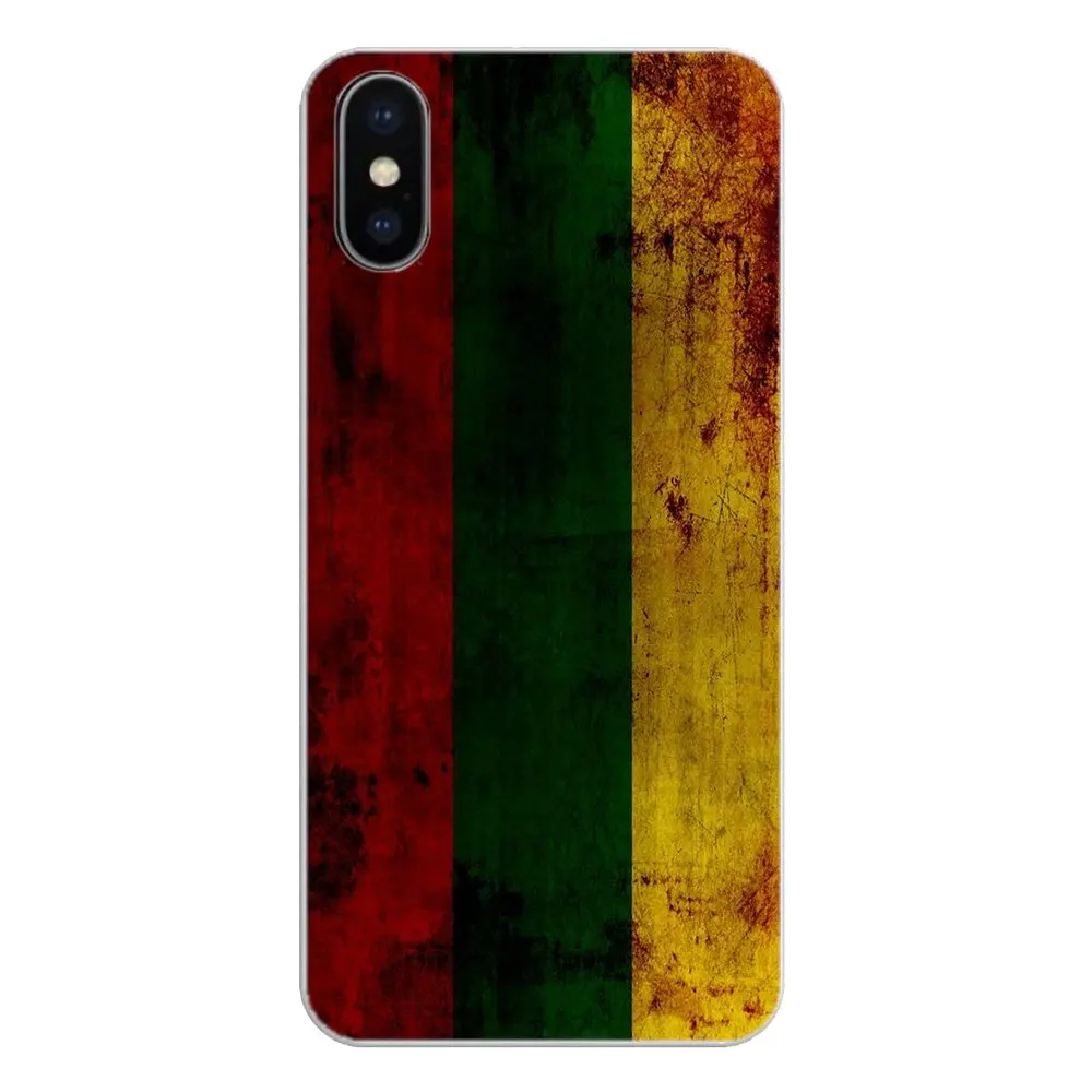 Для Xiaomi Mi A1 A2 5X6X8 lite SE Pro Max Mix 2 2S 3 Mi5 Mi5S прозрачный мягкий чехол с литовским флагом и