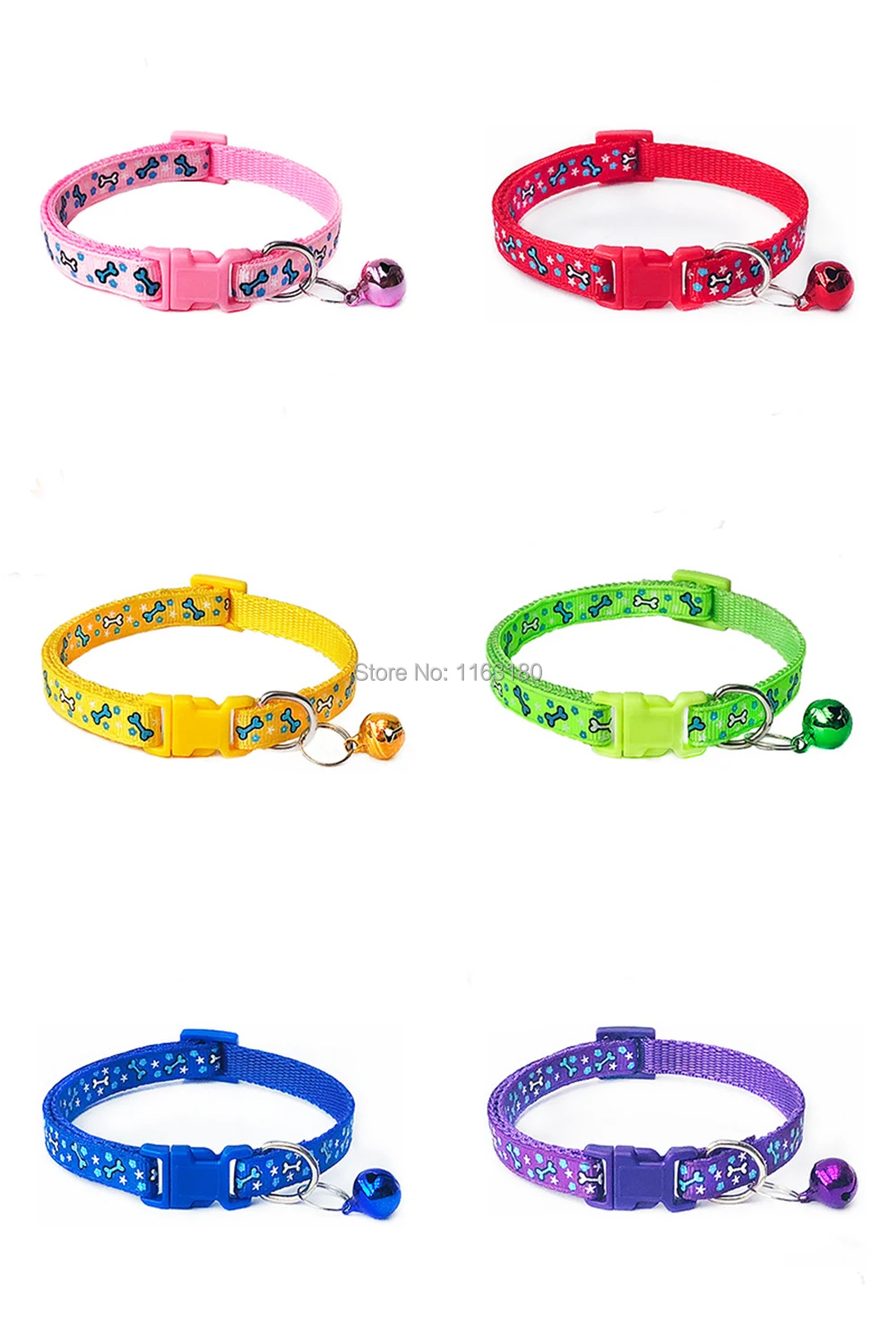 72 шт./лот товары для домашних животных нейлоновый щенок Кролик Мини-ошейник