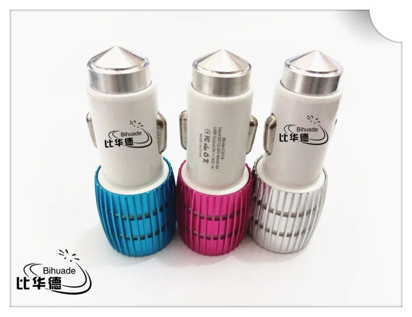 Bihuade New Arrival Hot 2 Port Mini Dual Usb 5v 2.1a Car Charger Adapter Bullet Universal Use | Электроника