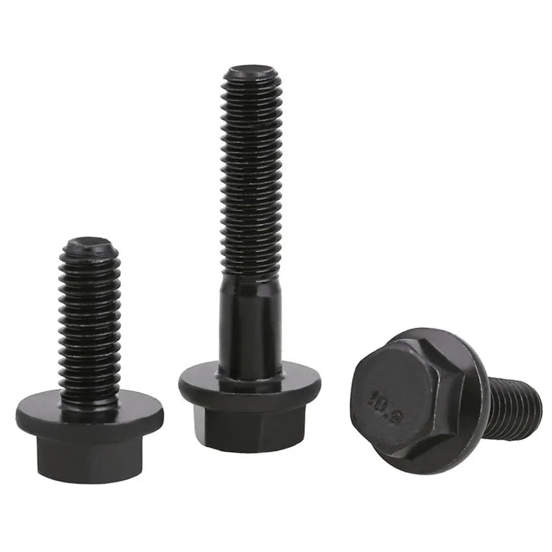 2PCS-M8*16/20/25-40(GB5789) 10,9 с шестигранной головкой, а также большой фланец с шестигранной Pad, болты фланца