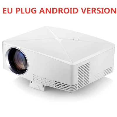 EU PLUG ANDROID VIVIBRIGHT C80 до ЖК-проектор домашний кинотеатр HDMI 1500 люмен Amlogic S905X поддержка 1080P USB Android Bluetooth 4,0 для ноутбука - Цвет: EU PLUG ANDROID