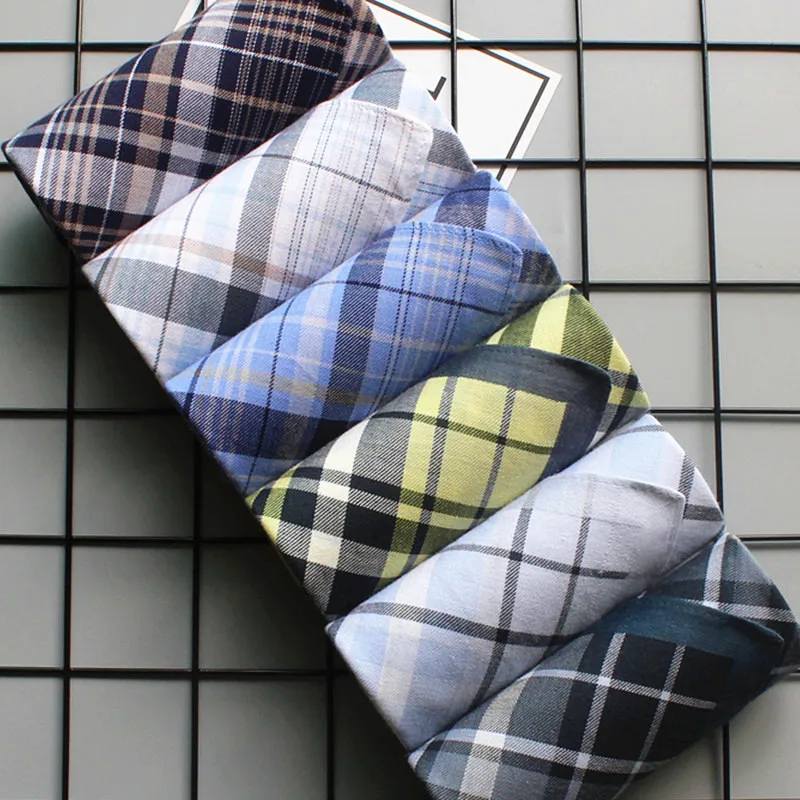 Продвижение Господа натуральный хлопок hankerchief упаковка коробки Большой Размеры